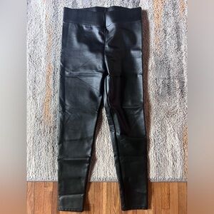 Faux leather leggings